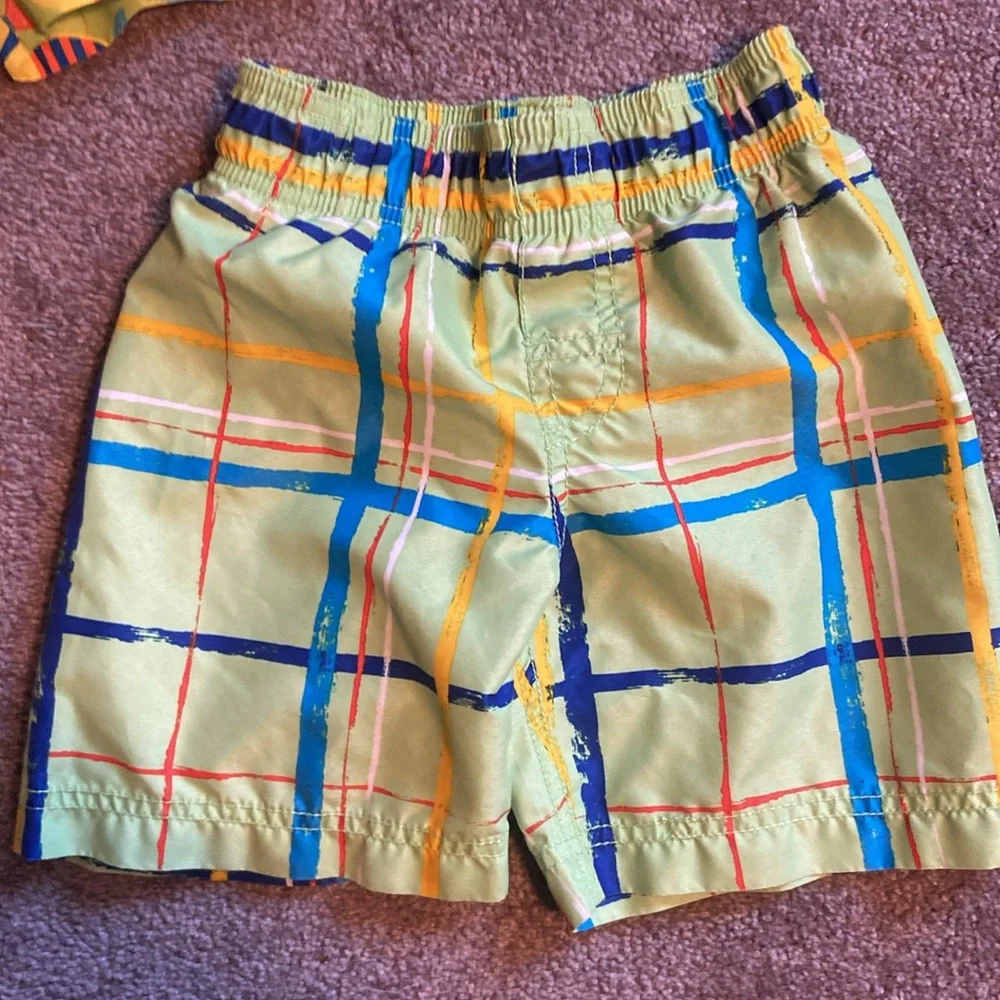 2 Pairs of Little Boys Size 4 Swim Trunks